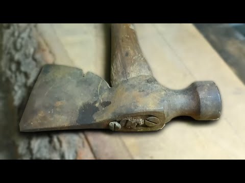 Abused Griffith Tool Works Carpenter's Hatchet - Properly Restored!