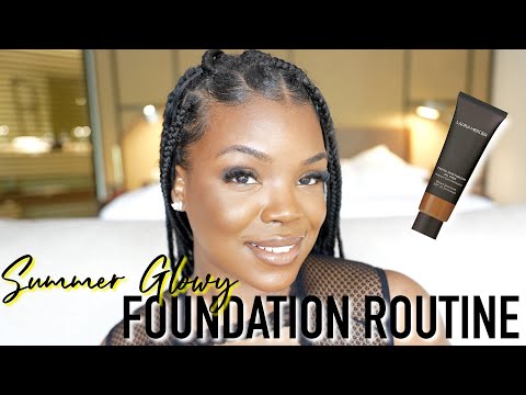 Summer Glowy Foundation Routine | Laura Mercier Tinted Moisturizer Oil Free Natural Skin Perfector