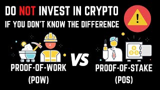 Proof-Of-Work VS Proof-Of-Stake Explained | Crypto For Beginners 2021 #Shorts