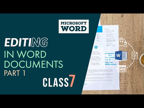 Editing in Microsoft Word Documents Part 1 by Sir Shafiq