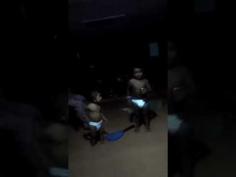 Baby playing