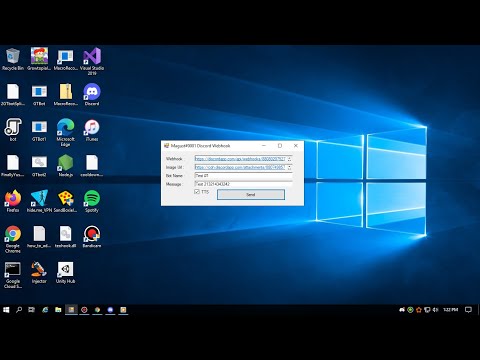 Simple Discord Webhook Sender With TTS