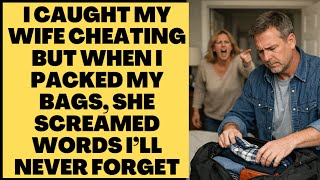 Caught My Wife Cheating But When I Packed My Bags, She Screamed Words I’ll Never Forget #cheating
