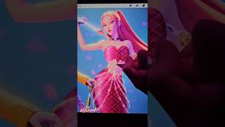 🧜‍♀️ Huntrix as Mermaids: Mira 🌹 #kpopdemonhunters #huntrix #sajaboys #transformation #mermaid