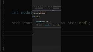C++ Programming: Here Are Some Examples Of Using The Modulus Operator! #shorts