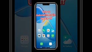 How to turn off Auto mobile Update#shorts #youtubeshorts #viral