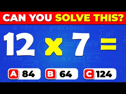 Grade 8 Math Quiz | Division & Equations Test – Can You Solve These?