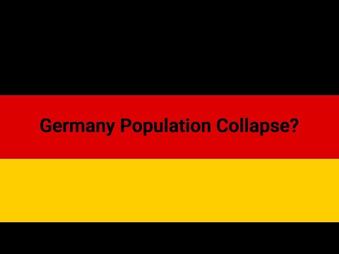 Germany Demographic Collapse? - 1950-2100 fertility rate, median age, population, yearly births...