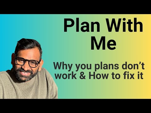 How to create a weekly plan that actually works