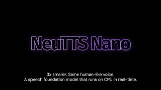 NeuTTS Nano: 3x Smaller, LLM-Based, On-Device TTS Model