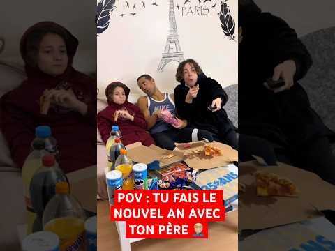 POV: YOU'RE CELEBRATING NEW YEAR'S WITH YOUR DAD 🤦🏼‍♂️ #sister #humor #funny #dad #sketch #happyn...