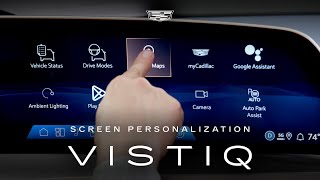 2026 VISTIQ | Customize Your Digital Display Experience | Cadillac