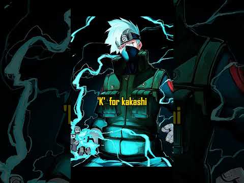 Luffy X Edit X Alphabet X Kakashi X Jiraya  #shortsfeed #anime