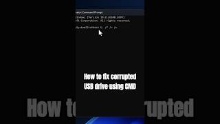 How to Fix Corrupted USB Drive in Seconds Using CMD (Simple Trick!)
