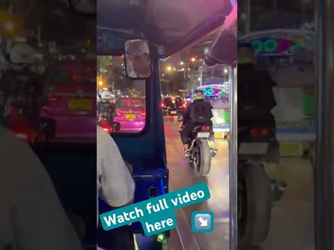 Bangkok Night Lights Tuk Tuk Tour with Expique 👌🇹🇭 #vlog #food #bangkokfoodtours #bangkok