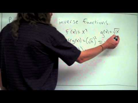 Properties of inverse functions