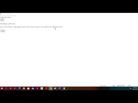Href tag in HTML