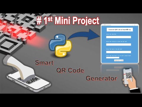 Python Mini Project 😎| Python Project For Beginner 👨🏻‍💻| QR Code Generator