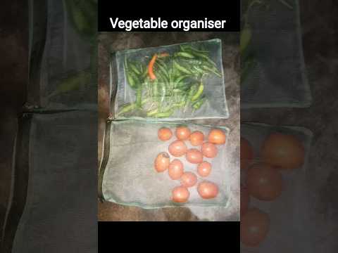 "DIY Vegetable Organizer | Easy & Affordable Storage Idea 🍅🌶"