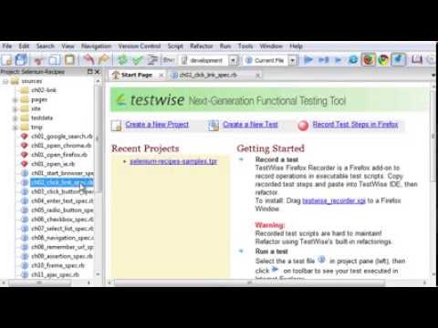 Selenium Recipes (Ruby) in Action