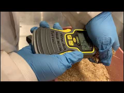 How to estimate and adjust feedstock moisture for making pellets?