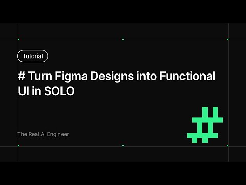 Turn Figma Designs into Functional UI in SOLO