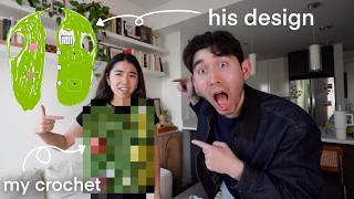 I let my boyfriend design my crochet project (I was shocked)