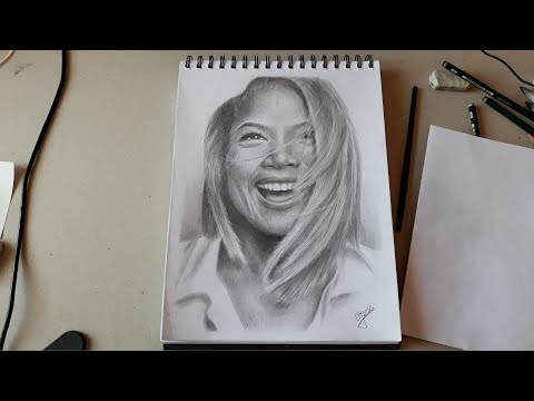 Queen Latifah | Pencil Drawing