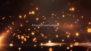 Golden bokeh particles | particles light leaks video | abstract background | Royalty Free Footages