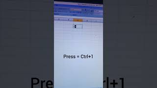 Excel shortkey #tricks #excel  #shortcuttricks #computer #video #viral #youtubeshorts #reels #short