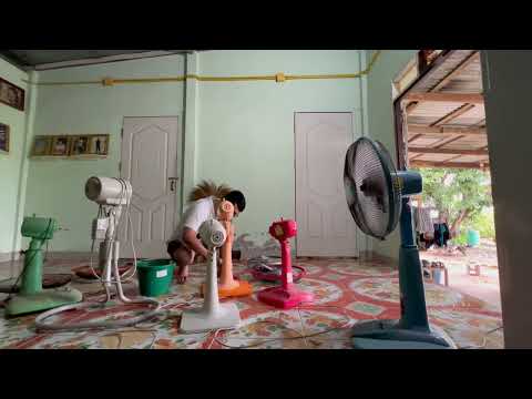 ถอดล้างพัดลมในบ้านแม่-พ่อ #ล้างพัดลม #พักผ่อน #กลับบ้าน