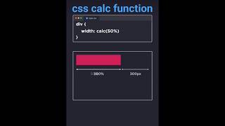 css calc function #css #csstips #csstutorial
