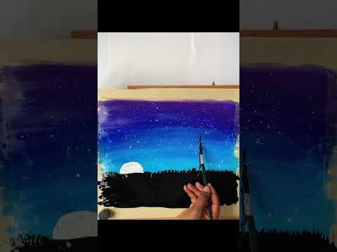 #quickdrawing #nature #painting #naturepainting #naturelover #nightpainting #art