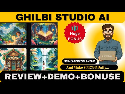 Ghilbi Studio AI Review : Creates STUNNING HD Projects in Just 3 Clicks
