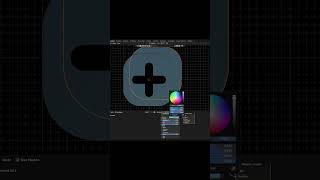 Blender 4.4 - Add Layer Glassy Icon #blender3dmodelling #blender3dmodeling #blender3dmodel #modeling