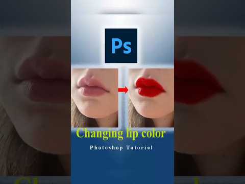 Learn changing Lip color Photoshop tips and Tricks. realistic lip gloss effect.