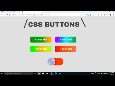 Css hover buttons | only by Css