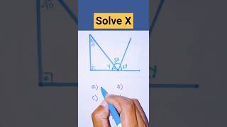 Solve X #geometry #mathreels