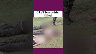 3 Lashkar Terrorists Killed In Kashmir Post Operation Sindoor #kashmir #kashmirnews #modi