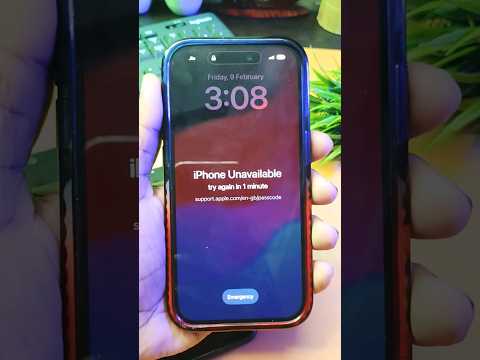 iPhone unavailable try again 1 minute #howtounlockiphone #iphone #iphonekalockkaisetode #shorts