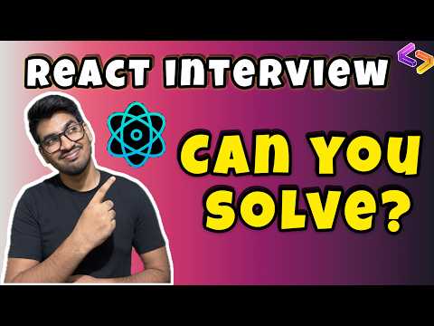 React Interview Questions for experienced