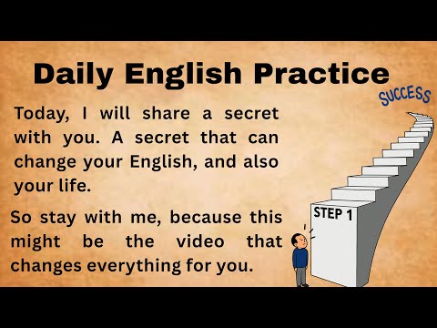 How to Practice English Daily || Listen and Practice || Bookish English 2.0