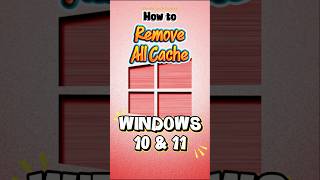 How to Delete ALL CACHE in Windows 11