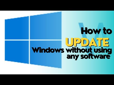 HOW TO UPDATE WINDOWS 8,10,AND 11 WITHOUT USING ANY SOFTWARE