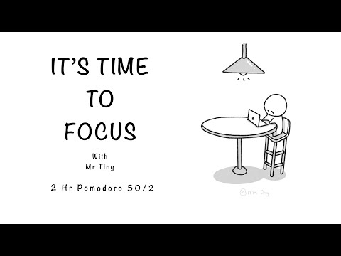 2-HOUR STUDY WITH ME | Pomodoro timer 2x50| Study & Work | Deep Focus | Lofi ☕