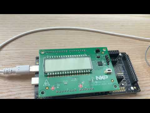 r01lib demo on FRDM-MCXN236 + PCA8561HN-ARD
