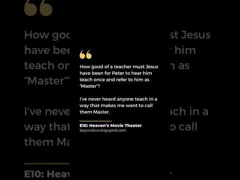 Jesus as a Teacher - Wow beyondsundayspod.com #jesus #podcast #podcastlife #christian