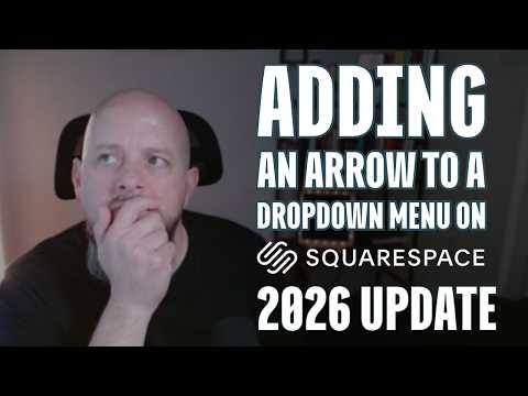 How to Add Dropdown Menu Arrows in Squarespace (No CSS)