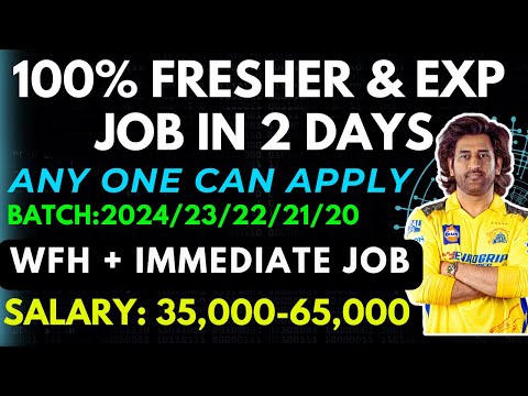 Job Vacancy 2024 | Fresher Job Hiring 2024 | Fresher Recruitment 24 | Job vacancy 2023,2022,2021,20