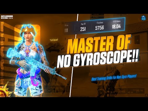 MASTER OF NO GYROSCOPE! [*New Non Gyro Drills For Better Accuracy!] | BGMI